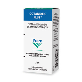 Imagen de GOTABIOTIC PLUS SOL. OFT. 0.3+0.1% [5 ml]