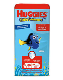 Imagen de HUGGIES LITTLE SWIMMERS EXTRA GRANDE XG [10 uni.]