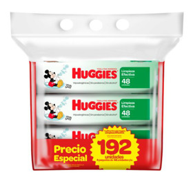 Imagen de HUGGIES TOALLITAS HUMEDAS LIMPIEZA EFECTIVA [192 uni.]