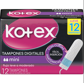 Imagen de KOTEX DIGITAL TAMPONES MINI [12 uni.]