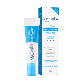 Imagen de DERMAGLOS FACIAL CREMA GEL ULTRA HIDRATACION CONTORNO OJOS [15 gr]