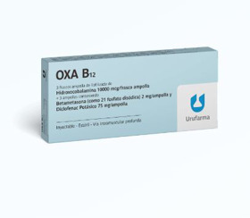 Imagen de OXA B12 INY. 10000mcg+2+75mg [3+3 amp.]