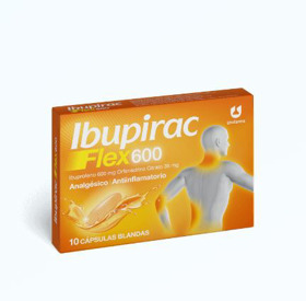 Imagen de IBUPIRAC FLEX 600 CAPSULAS BLANDAS 600+35mg [10 cap.]