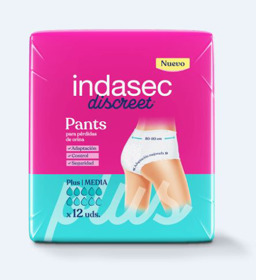 Imagen de INDASEC PANT'S PLUS M 1450ml / 80- 110 cm 12uni