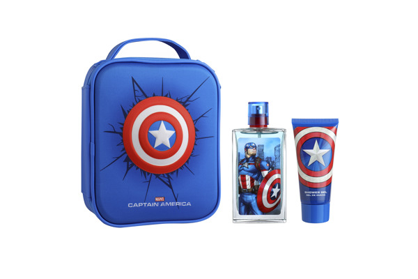 Imagen de DISNEY CAPITAN AMERICA EDT+GEL DUCHA+LUNCHERA PACK [100ml+300ml+1uni]