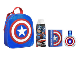 Imagen de DISNEY CAPITAN AMERICA EDT+GEL DUCHA+MOCHILA PACK [50ml+300ml+1uni]