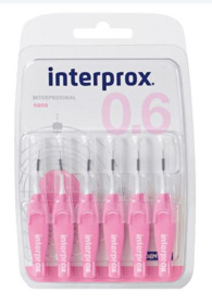 Imagen de INTERPROX 4G NANO ROSA BLISTER 0,6 mm [6 uni.]