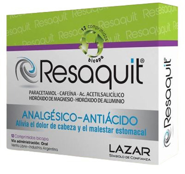 Imagen de RESAQUIT 277+194+33mg [4 comp.]