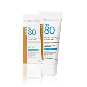 Imagen de MEDCLINICAL PROTECTOR SOLAR FACIAL BEIGE OSCURO 80 fps [40 gr]