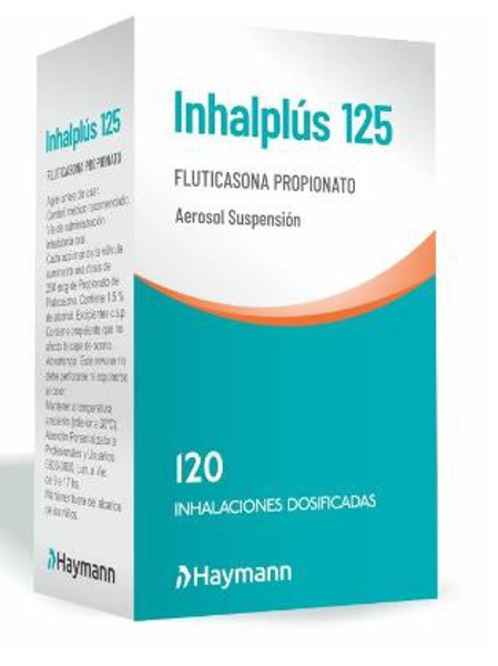 Imagen de INHALPLUS 125 AEROSOL 125 mcg [120 dosis]