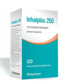 Imagen de INHALPLUS 250 AEROSOL 250 mcg [120 dosis]