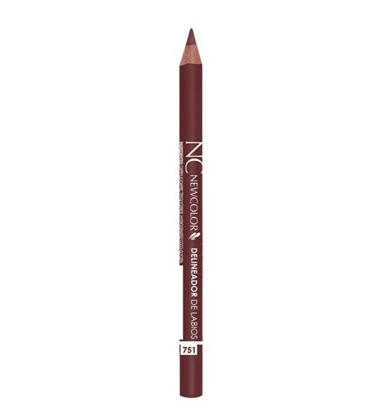 Imagen de NEWCOLOR DELINEADOR LABIOS MARRON MIX 751 [1,2 gr]