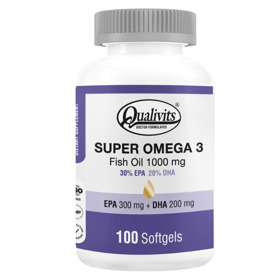 Imagen de QUALIVITS SUPER OMEGA 3 FISH OIL [100 tab.]