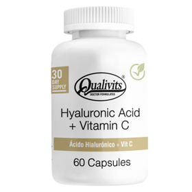 Imagen de QUALIVITS HYALURONIC ACID + VITAMIN C [60 cap.]