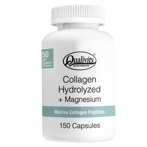 Imagen de QUALIVITS COLAGENO HIDROLIZADO + MAGNESIO 400+100mg [150 cap.]