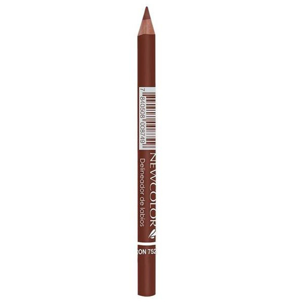 Imagen de NEWCOLOR DELINEADOR LABIOS MARRON 752 [1,2 gr]