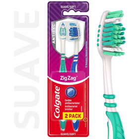 Imagen de COLGATE CEPILLO ZIG ZAG SUAVE XTRA ALCANCE 2X1 [2 uni.]