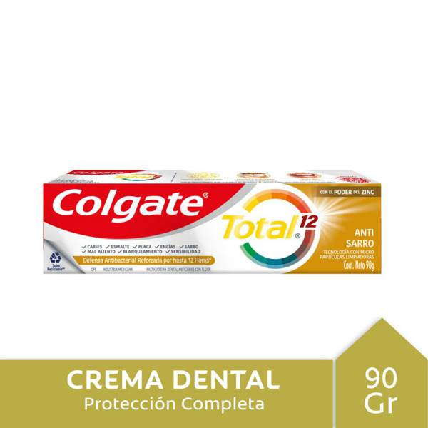 Imagen de COLGATE CR. TOTAL ANTISARRO [90 gr]