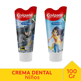 Imagen de COLGATE CR. JUNIOR SMILES LIGA DE LA JUSTICIA +6 años [100 gr]