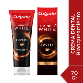 Imagen de COLGATE CR. LUMINOUS WHITE LOVERS CAFE [70 gr]