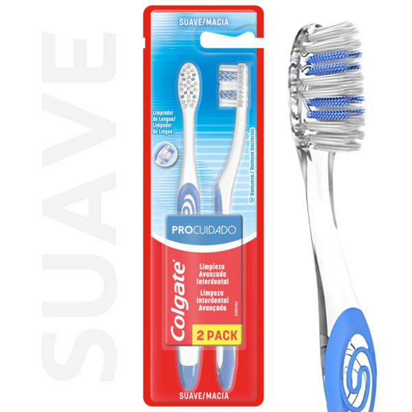 Imagen de COLGATE CEPILLO PRO CUIDADO PACK [2 uni.]