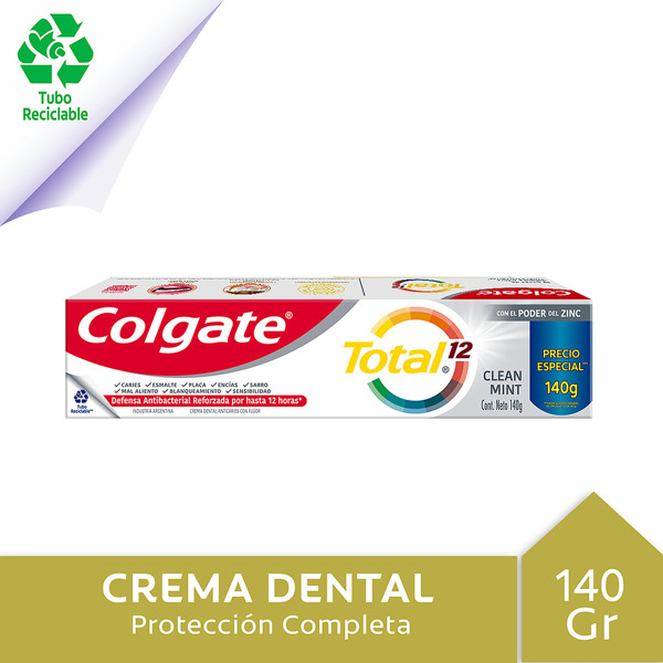 Imagen de COLGATE CR. TOTAL CLEAN MINT [140 gr]