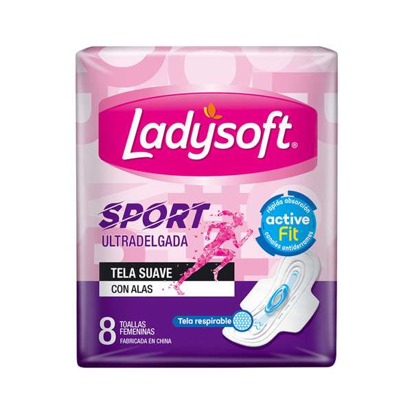 Imagen de LADYSOFT TOALLA SPORT [8 uni.]