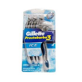 Imagen de GILLETTE PRESTOBARBA 3 ICE [4 uni.]