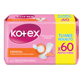 Imagen de KOTEX PROTECTORES ESENCIAL CLASSIC [60 uni.]