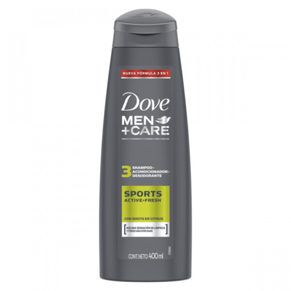 Imagen de DOVE SHAMPOO MEN SPORT ACTIV+FRESH 3EN1 [400 ml]