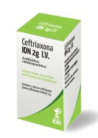 Imagen de CEFTRIAXONA ION I/V 2 2 gr [1 fco. amp.]