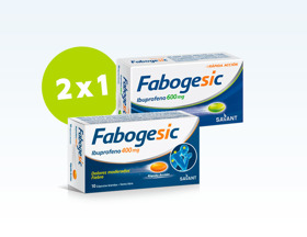 Imagen de FABOGESIC 600 COMBO 2 UNIDADES 600 mg [20 cap.]