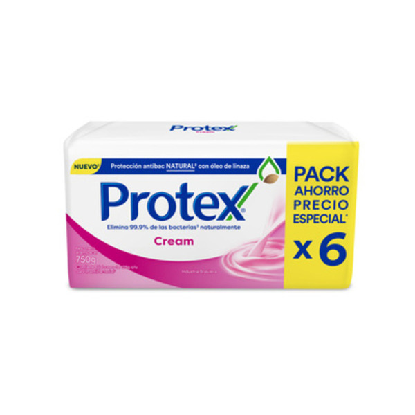 Imagen de PROTEX ASTRAL JABON CREAM PACK 20% OFF [6 uni.]