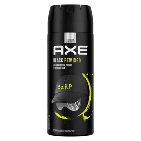 Imagen de AXE AERO DEO. BLACK BZRP REMIXED BODY SPRAY [150 ml]