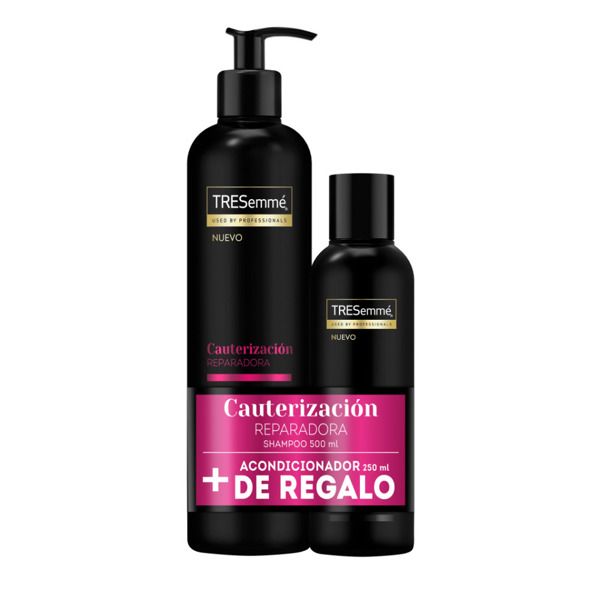 Imagen de TRESEMME SHAMPOO CAUTERIZACION RAPARADORA + ACONDICONADOR [500+250ml]