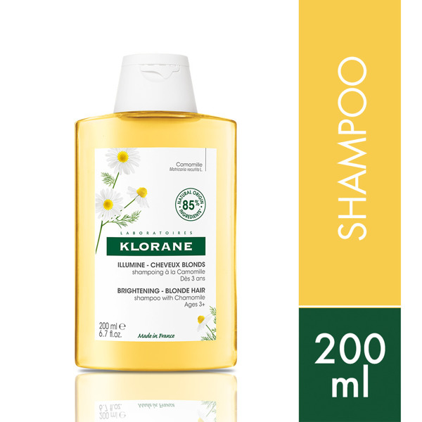 Imagen de KLORANE SHAMPOO CAMOMILLE REFLEJOS RUBIOS 200 ml