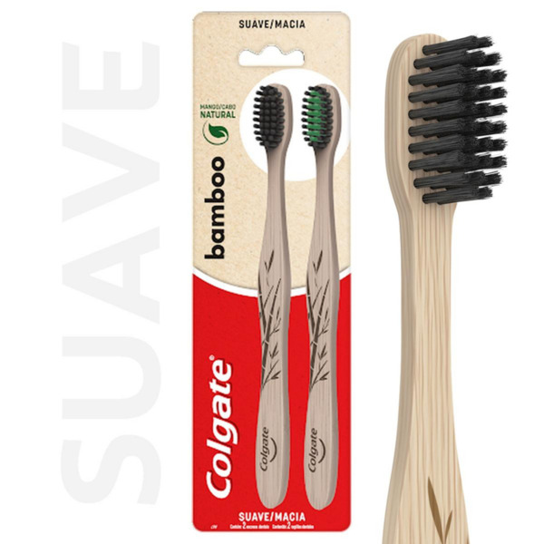 Imagen de COLGATE CEPILLO BAMBOO 2X1 [2 uni.]