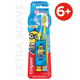 Imagen de COLGATE CEPILLO SMILES MINIONS PACK +6 años [2 uni.]