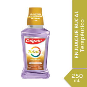 Imagen de COLGATE ENJUAGUE BUCAL TOTAL 12 ANTI SARRO [250 ml]