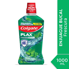 Imagen de COLGATE PLAX MENTA FRESCA 1000x700 [1 ltrs.]