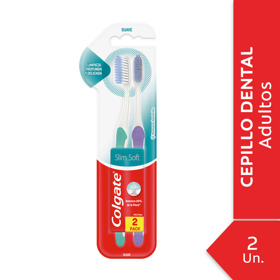 Imagen de COLGATE CEPILLO SLIM SOFT BASE 2X1 [2 uni.]