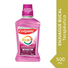 Imagen de COLGATE ENJUAGUE BUCAL TOTAL 12 ENCIAS REFORZADAS [500 ml]