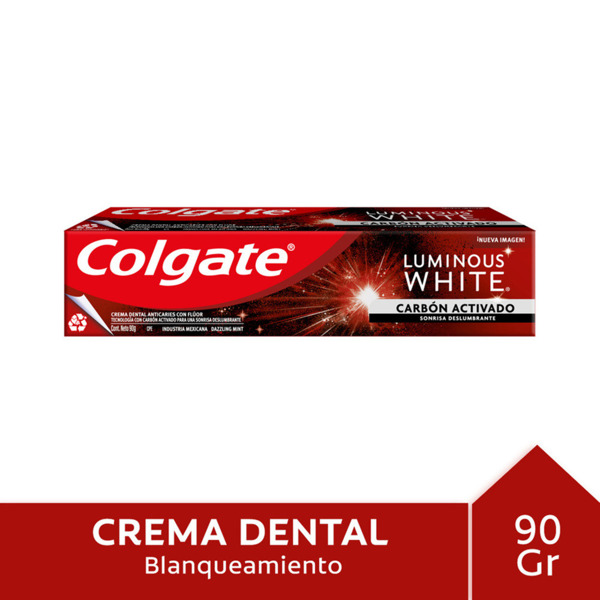 Imagen de COLGATE CR. LUMINOUS WHITE CARBON [90 gr]