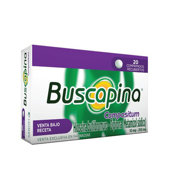 Imagen de BUSCAPINA COMPOSITUM 10+250mg [10 comp.]