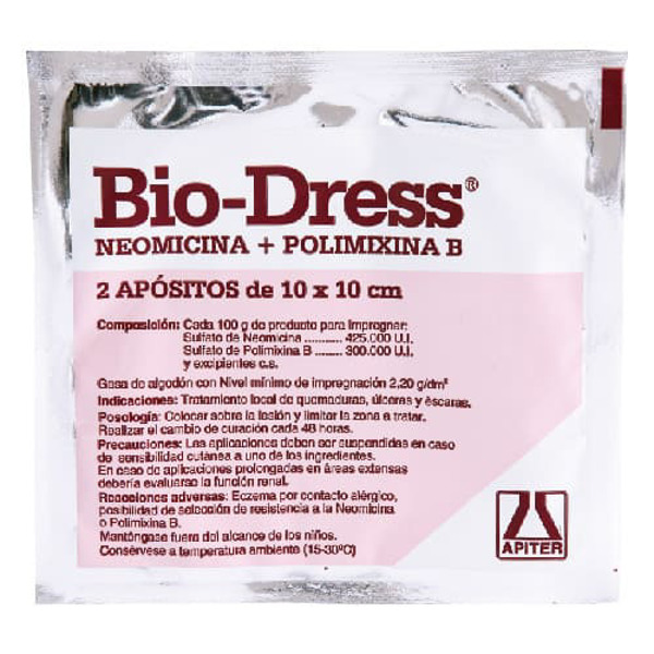 Imagen de BIO DRESS APOSITO SOBRE 10x10cm [2 apo.]