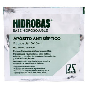 Imagen de HIDROBAS APOSITO SOBRE 10X10cm [2 trozos]