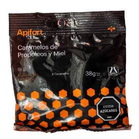 Imagen de APIFORT APITER CARAMELOS PROPOLEO Y MIEL TRADICIONAL [8 uni.]