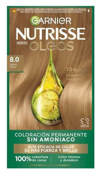 Imagen de NUTRISSE KIT OLEOS RUBIO CLARO 8.0 [1 uni.]