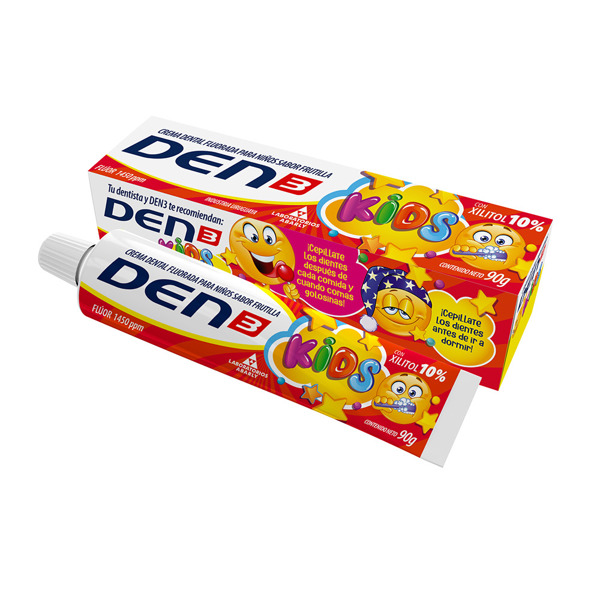 Imagen de DEN3 CREMA DENTAL KIDS [90 gr]