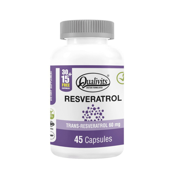 Imagen de Resveratrol 60 mg x 30+15 FREE capsules